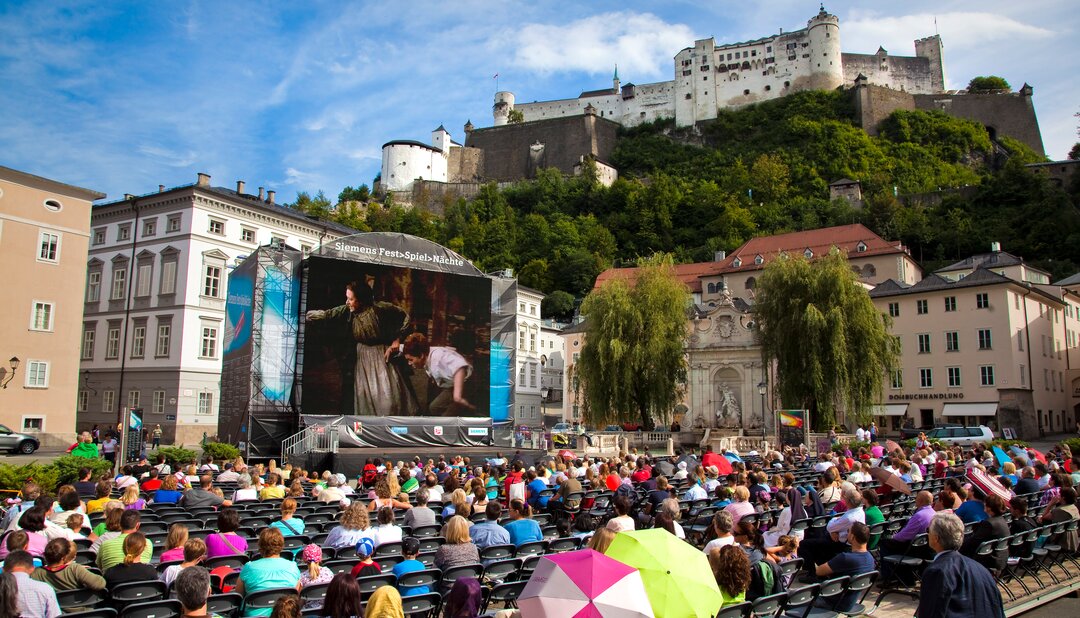 Siemens Kids>Festival at Kapitelplatz at Salzburg Festival | © Andreas Kolarik