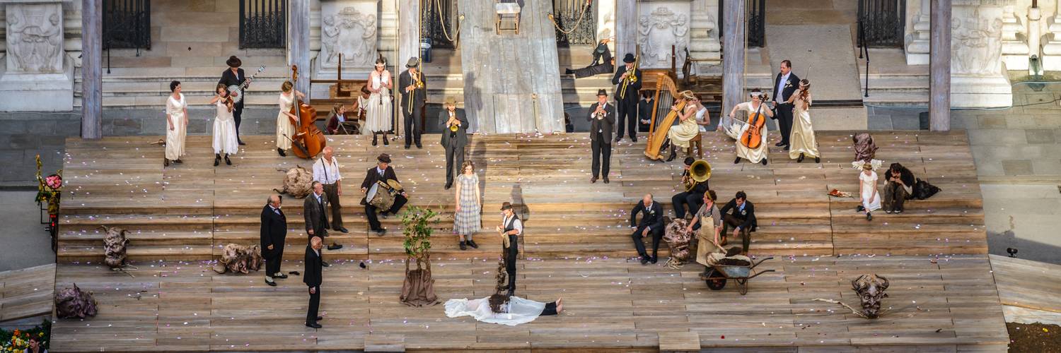 Jedermann (Everyman) by Hugo von Hofmannsthal, Salzburg Festival 2015, Salzburg Dom | © Tourismus Salzburg