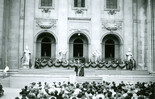 Everyman infront of the Salzburg Cathedral, 1920 | © Salzburger Festspiele/Foto Ellinger