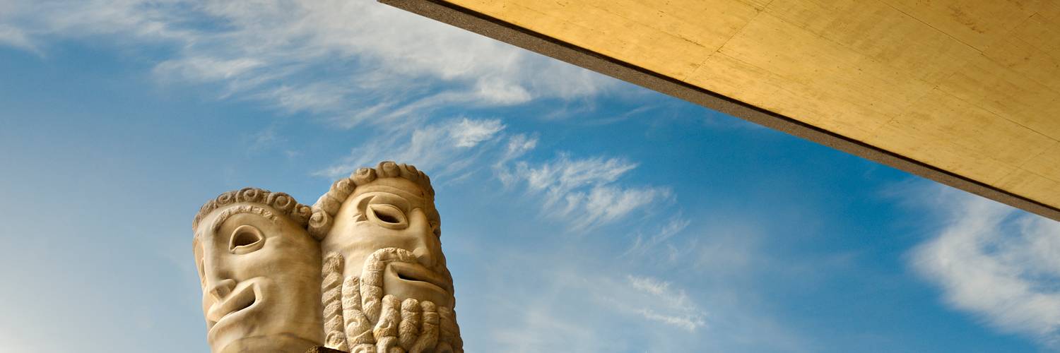 Masks in front of the Festspiel houses - Salzburger Festspiele | © Luigi Caputo