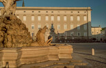 The Residenzbrunnen fountain in Salzburg's old town is a famous filming location from the film The Sound of Music. | © Tourismus Salzburg / P. Langwallner