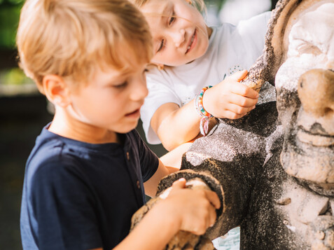 Children at Zwergerlgarten | © Tourismus Salzburg / M. Kohlmayr