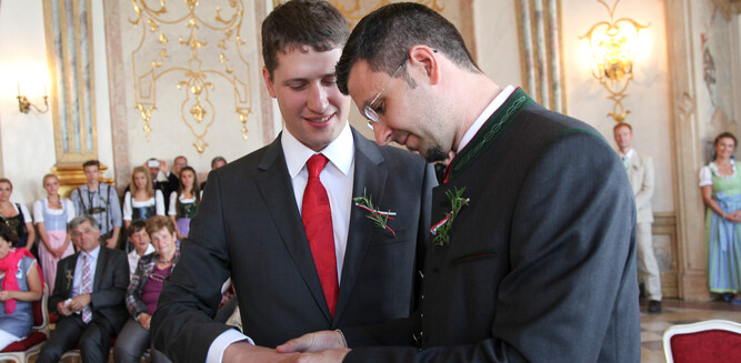 LGBT - Marriage at Mirabell Palace, Salzburg | © Tourismus Salzburg GmbH