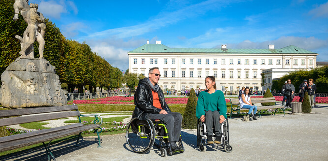 Barrierefreier Mirabellgarten | © Tourismus Salzburg GmbH