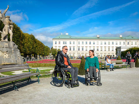 Barrier-free Mirabell Garden | © Tourismus Salzburg GmbH