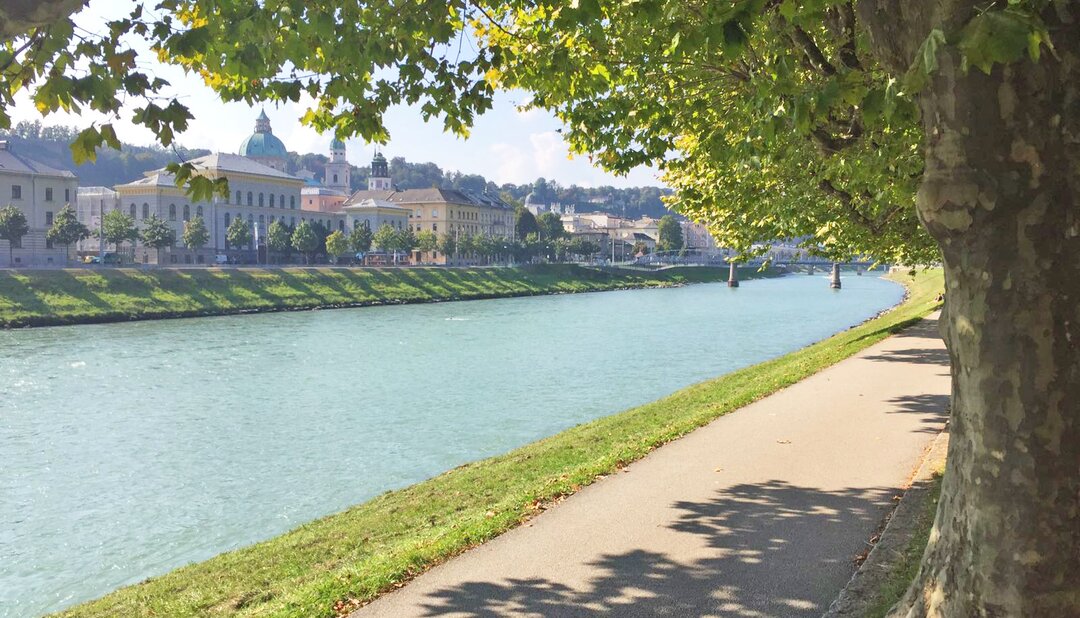 Banks of the Salzach | © Tourismus Salzburg GmbH / K. Brugger