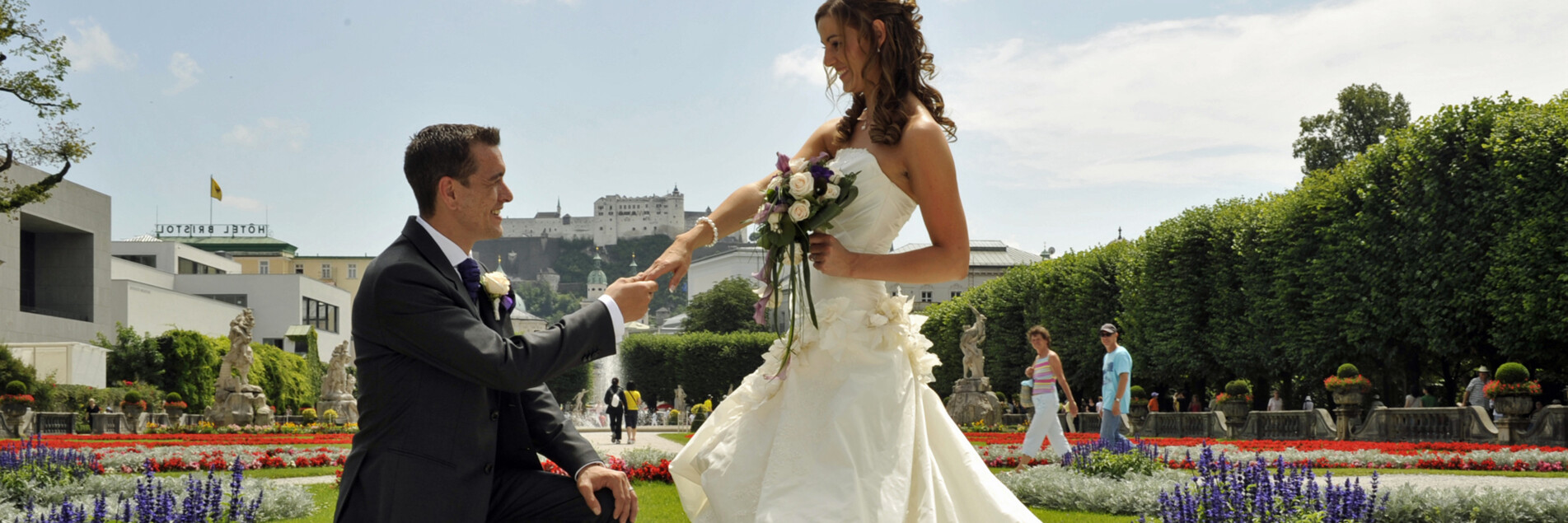Wedding in Mirabellgarden in Salzburg | © Donabauer Hochzeitsorganisation, Salzburg