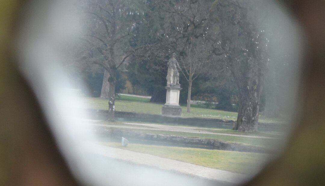 Mirror from the permanent exhibition "Finally Infinite" in Hellbrunn Palace Park | © Schloss Hellbrunn