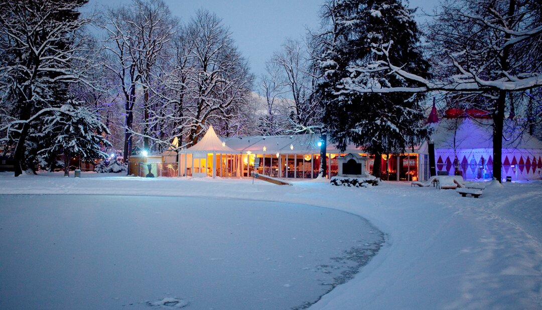 Tent at Winterfest in Salzburg | © Winterfest / Magdalena Lepka