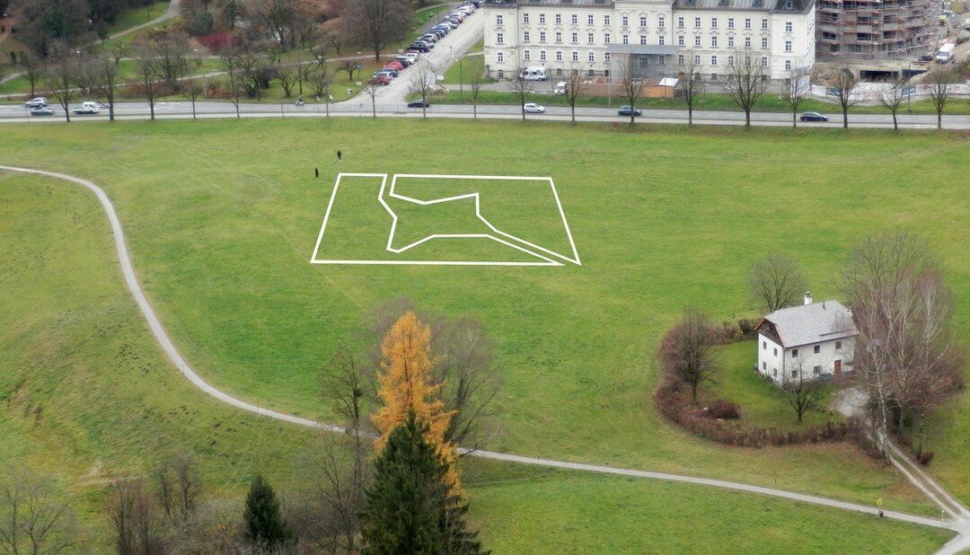 Paul Wallach "Down to the Ground" Simulation, Art project Krauthügel | © Foto: Georges Poncet