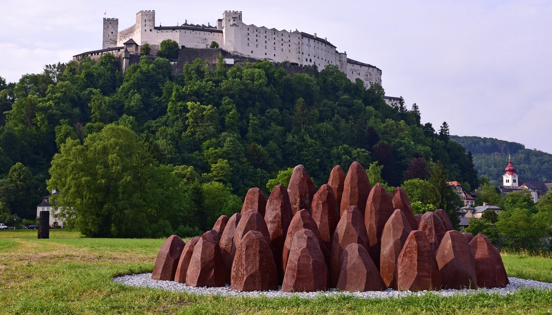 Krauthügel Art Project 2017 - David Nash | © salzburgfoundation.at / Manfred Siebinger