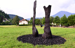 Krauthügel Art Project 2017 - David Nash | © salzburgfoundation.at / Manfred Siebinger