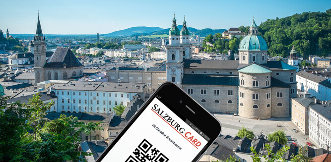 The digital Salzburg Card on your mobile phone | © Tourismus Salzburg GmbH / G. Breitegger