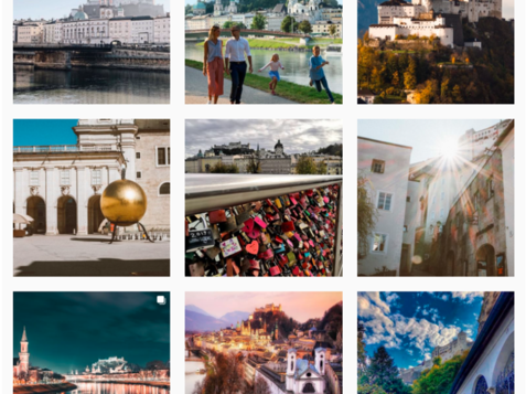 Instagram Account visitsalzburg | © Tourismus Salzburg GmbH