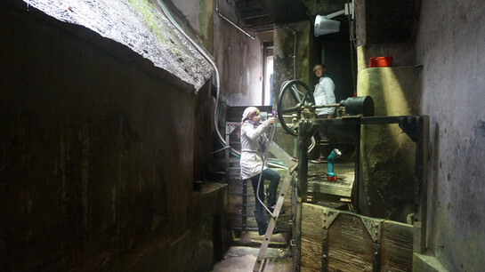 Descent to the Stiftsarmstollen in Salzburg  | © Christian Klotz 