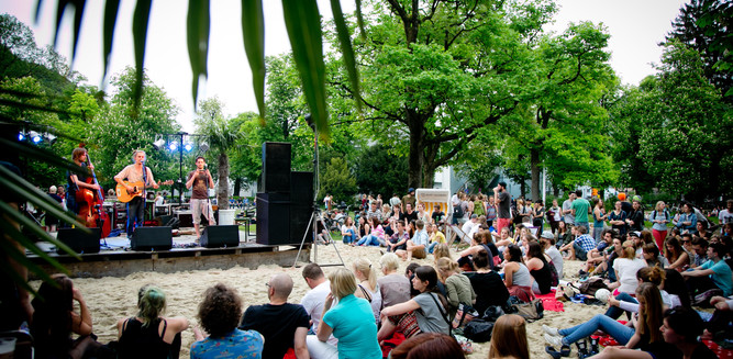 Music Band at the Volksgarten Salzburg  | © Stadt Salzburg/Wildbild 