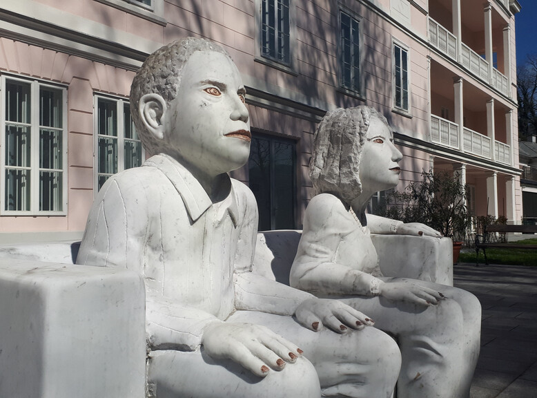 Skulpturenpark in the Arenberg Castle | © Tourismus Salzburg / M. Trummer