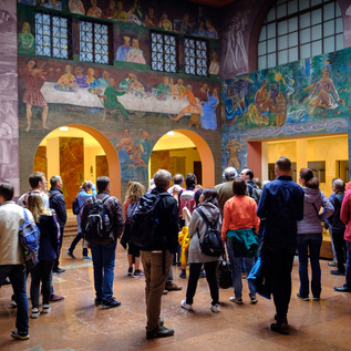 Eingangsbereich zu den Salzburger Festspielhäusern: Faistauer-Foyer | © knaro.at