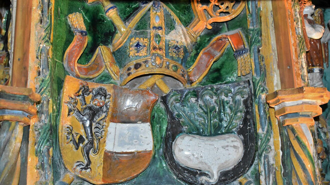Prince Archbishop Leonhard von Keutschach's coat of arms features the turnip. | © Salzburger Burgen & Schlösser Betriebsführung
