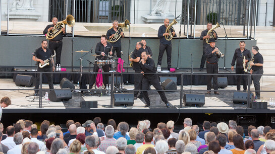 Performance at the festival for the opening of the Salzburg Festival | © wildbild