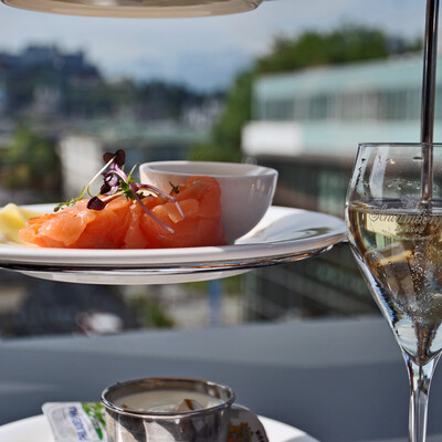 Imlauer Sky Restaurant Frühstück in Salzburg  | © Tourismus Salzburg GmbH/St. Staudhammer - IMLAUER Sky Bar 