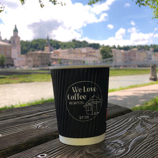 we love coffee cup at the Salzach  | © Tourismus Salzburg GmbH / K. Brugger