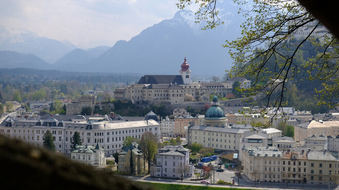 View from Kapuzinerberg at Salzburg | © knauseders