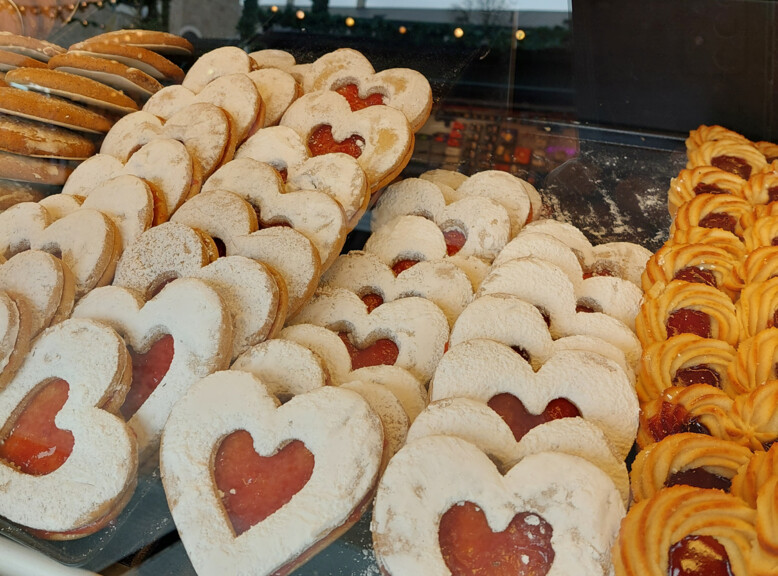 Spitzbuben hearts at the Salzburg Christmas market | © Tourismus Salzburg GmbH / M. Trummer
