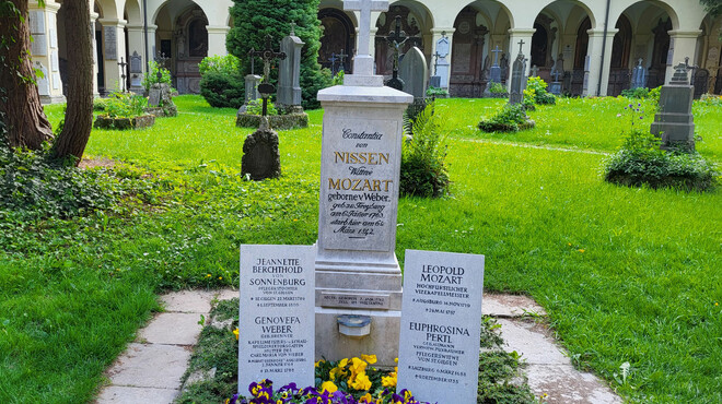 Mozart grave - Sebastian cemetery in Salzburg | © Tourismus Salzburg GmbH / K. Brugger