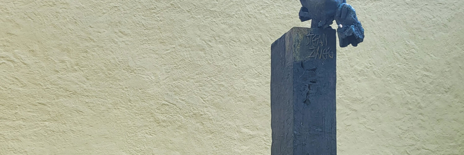 Stefan Zweig bust at the Kapuzinerberg in Salzburg | © Tourismus Salzburg Gmbh / K. Brugger