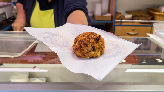 "Kaspressknödel" from Grünmarkt in Salzburg | © zweibaum.at