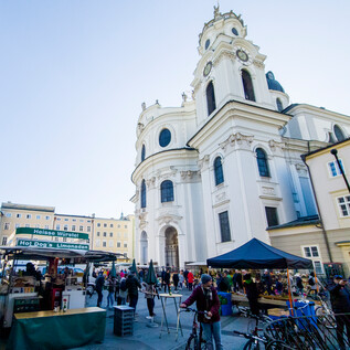 Grünmarkt in Salzburg | © zweibaum.at