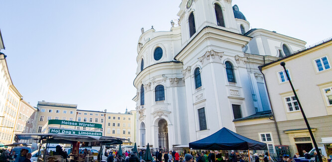 Grünmarkt in Salzburg | © zweibaum.at
