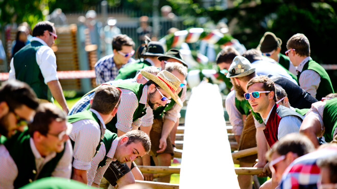 The Raising of the Maypole at the Stiegl brewery  | © Wildbild 