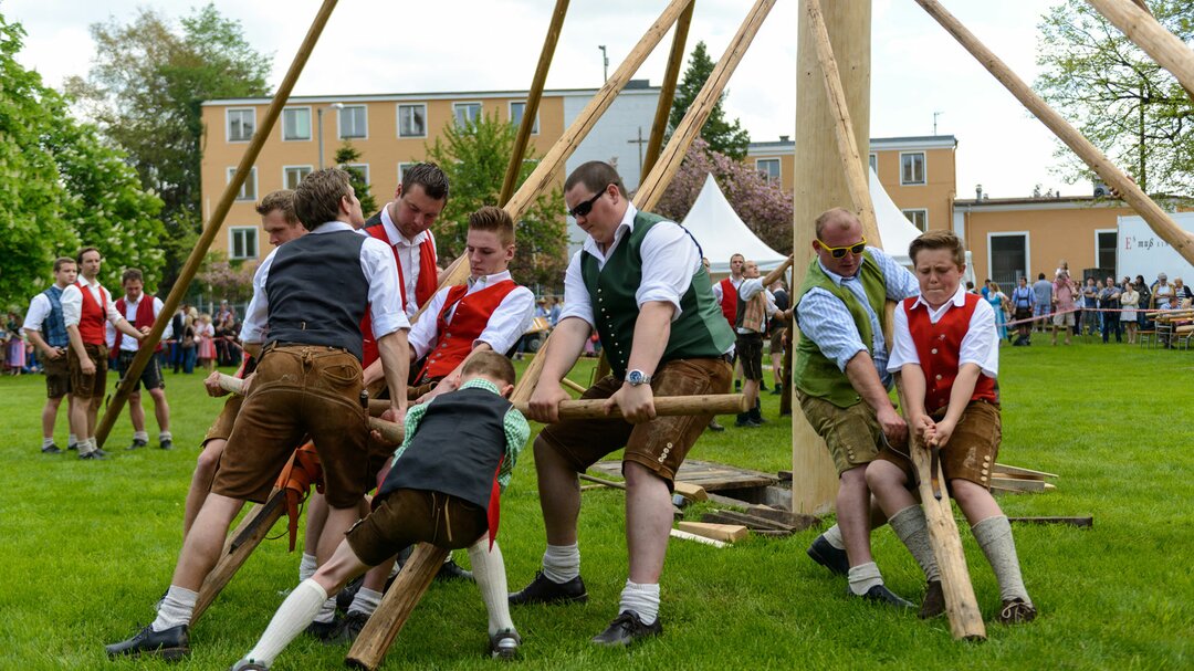 The Raising of the Maypole in Salzburg  | © Tourismus Salzburg GmbH 