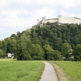 "Krauthügel" in Nonntal with the Hohensalzburg Fortress in the background | © MMPR/Veronika Zangl 