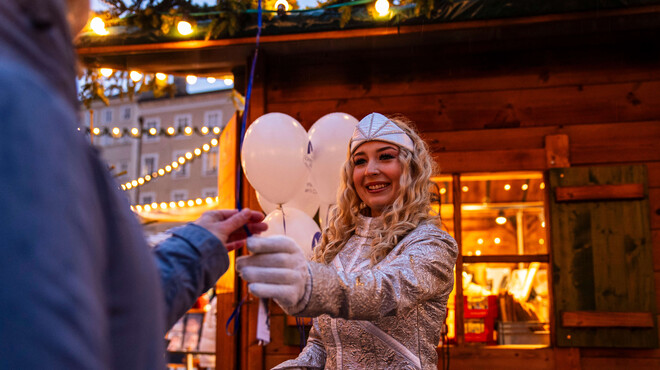 The visit of the Christ-child is a highlight, especially for children. | © Tourismus Salzburg