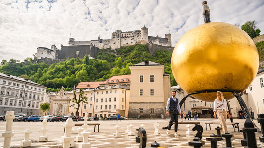 Sphaera at Kapitelplatz in Salzburg | © Tourismus Salzburg GmbH / M. Kohlmayr