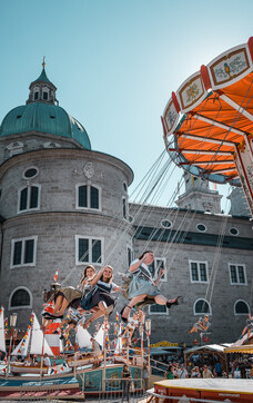 The "Kettenprater" at Rupertikirtag in Salzburg | © Tourismus Salzburg