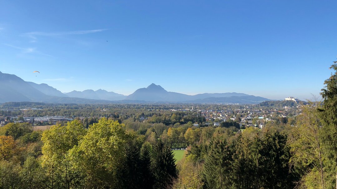 View from the Kanzel in the Aigner Park at Salzburg | © Tourismus Salzburg GmbH / K. Brugger