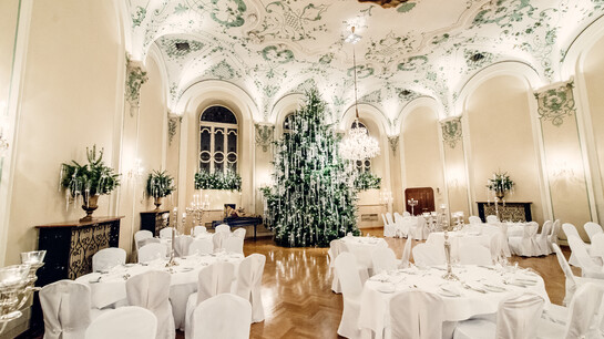 Barocksaal at the St. Peter Stiftskulinarium in Salzburg  | © St. Peter Stiftskulinarium 