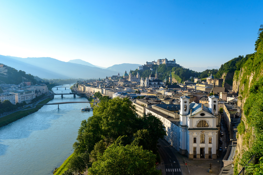 View down the old city of Salzburg | © Tourismus Salzburg, Foto: Breitegger Günter