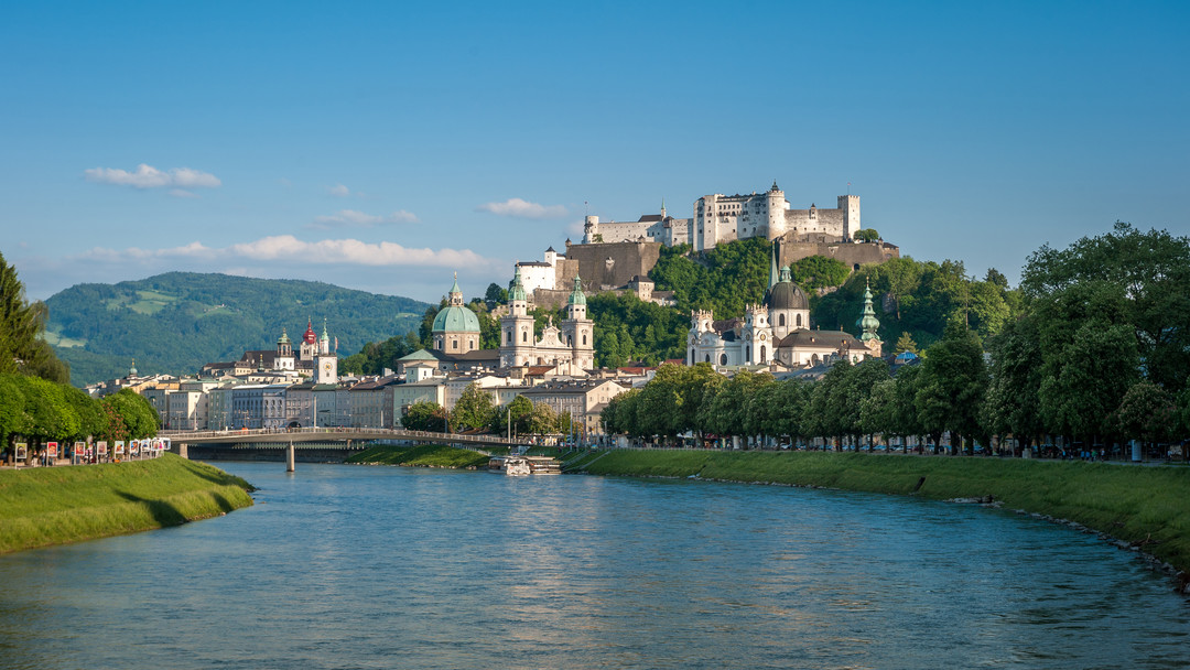 View at the Old Town of Salzburg and Salzach | © Tourismus Salzburg, Foto: Breitegger Günter
