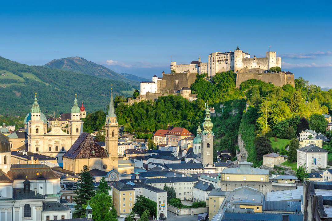 Blick auf die Festung Hohensalzburg und die Salzburger Altstadt | © Tourismus Salzburg, Foto: Breitegger Günter