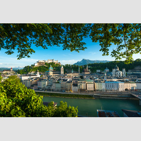 Panorama of Salzburg during summer season from Kapuzinerberg | © Tourismus Salzburg, Foto: Breitegger Günter