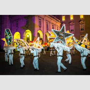 Glöcklerlauf in the old city of Salzburg on January, 5th - from the custom group Jung Alpenland | © Tourismus Salzburg, Foto: Breitegger Günter