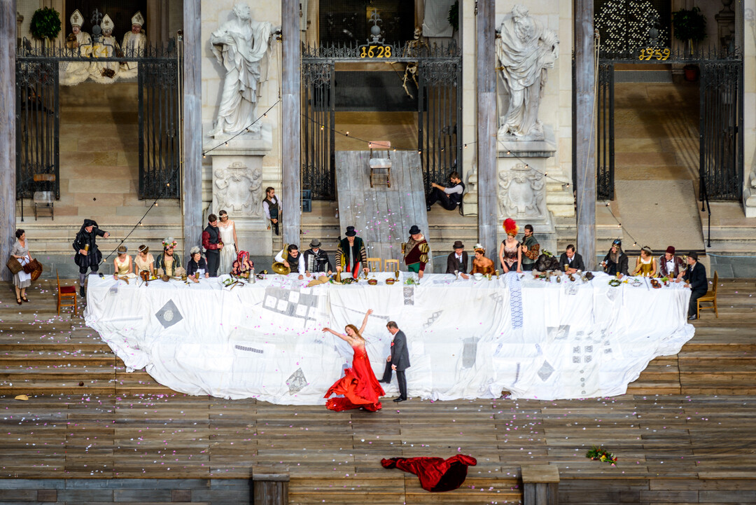 Salzburg Festival Jedermann at Domplatz in Salzburg | © Tourismus Salzburg