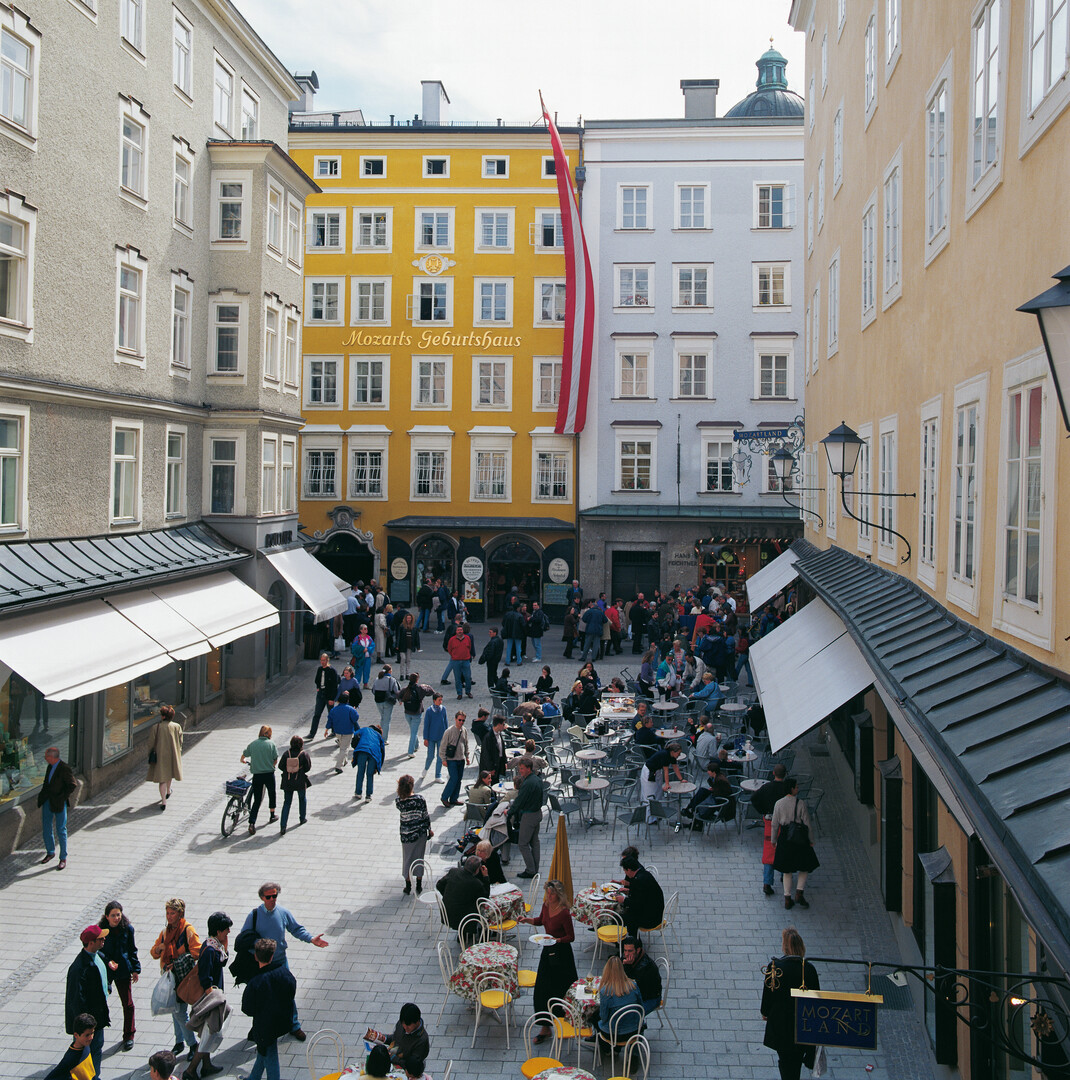 Mozart's Birthplace at Getreidegasse Nr. 9 | © Tourismus Salzburg