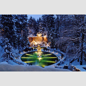 Trick fountains at Hellbrunner Adventzauber in Salzburg | © Austria