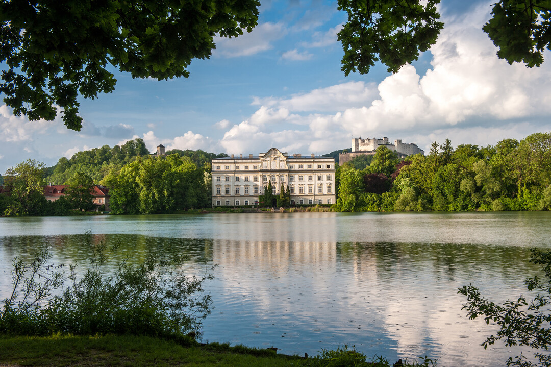 Leopoldskron Palace with Leopoldskroner pond in Salzburg | © Tourismus Salzburg, Foto: Breitegger Günter